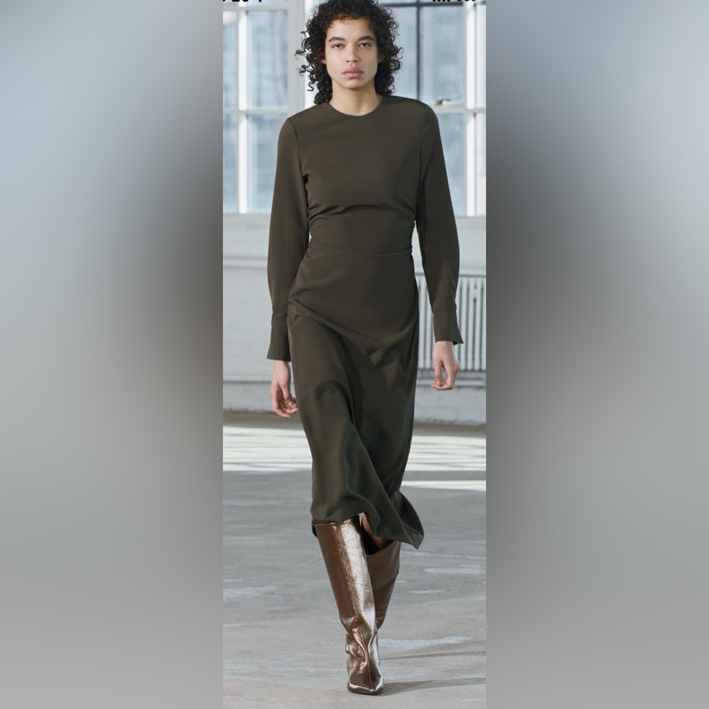 Zara Draped Midi Dress